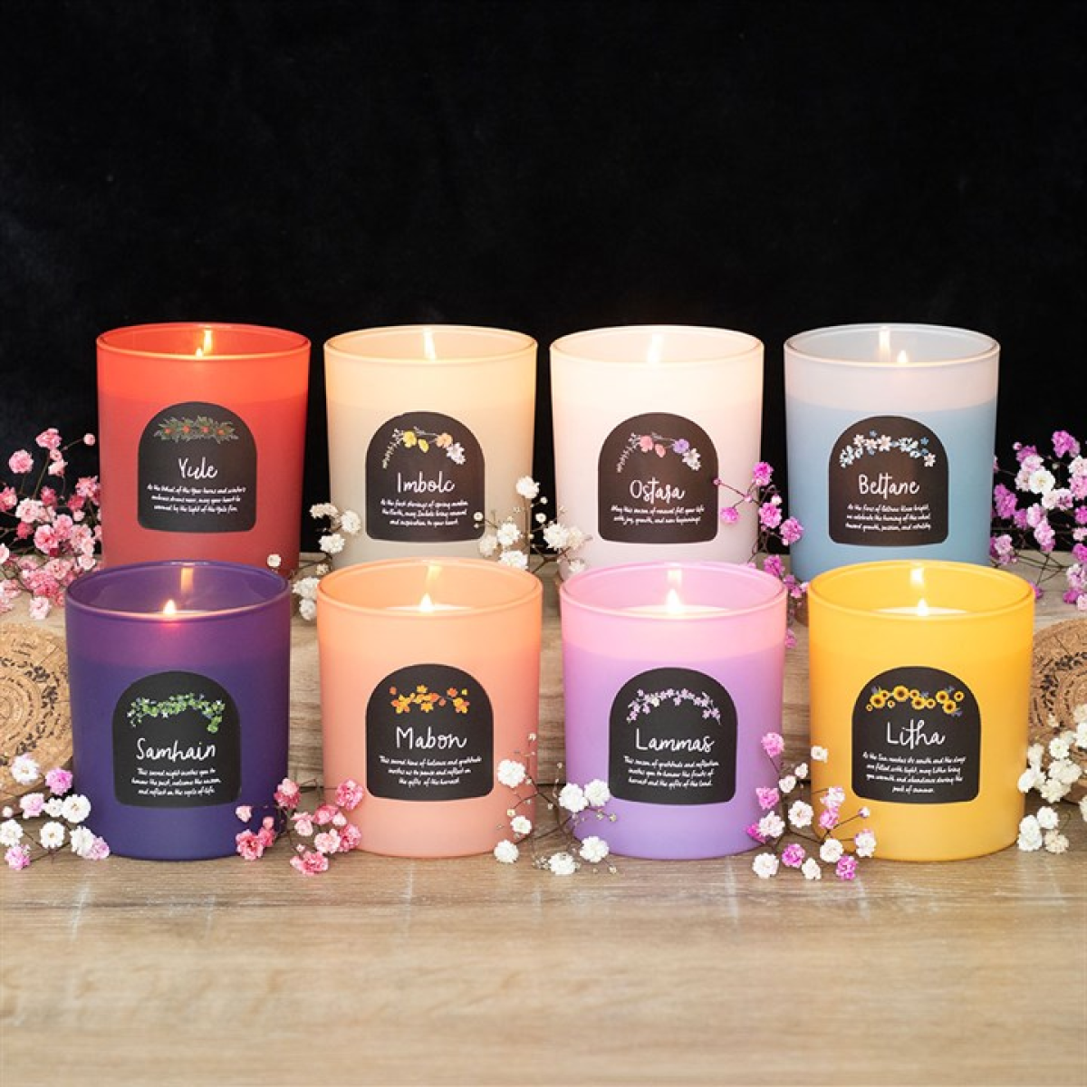 Yule Wintergreen Wheel of the Year Candle