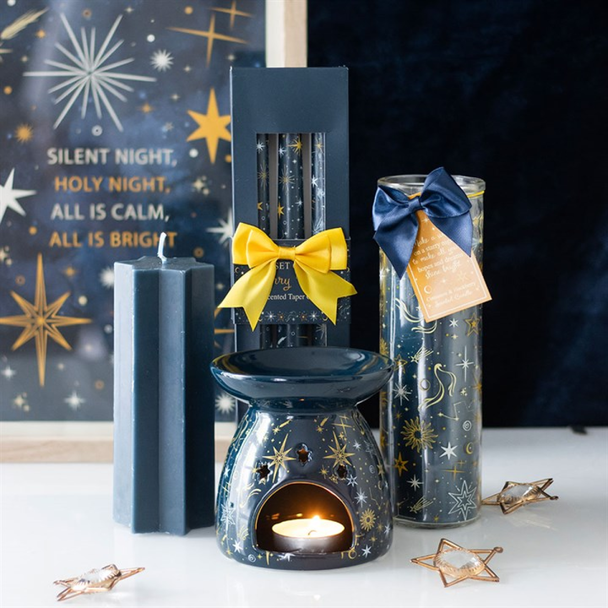 Starry Night Cinnamon & Blackberry Tube Candle