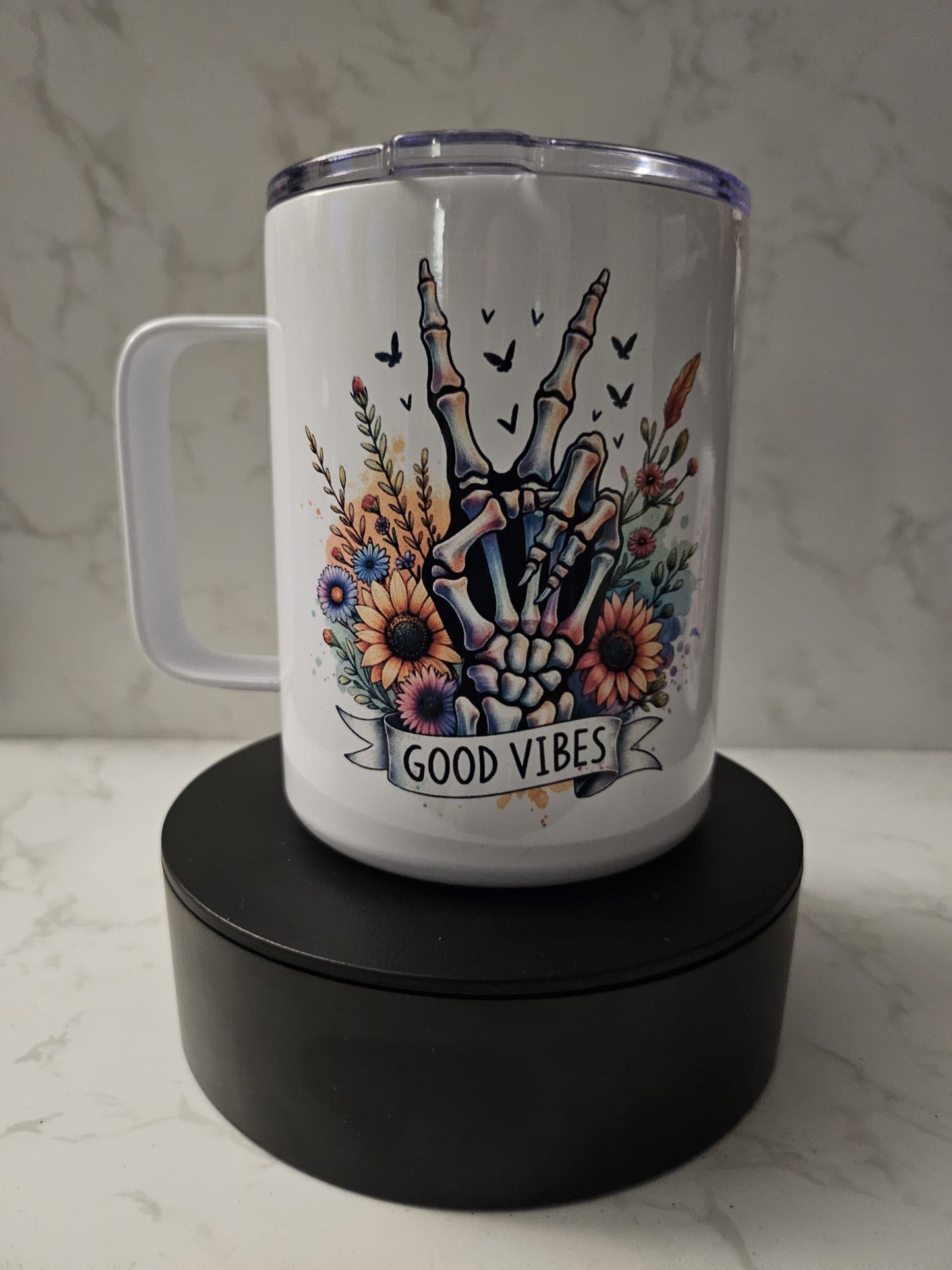 Under The Gallows Tree Travel Mug (12oz with Handle)