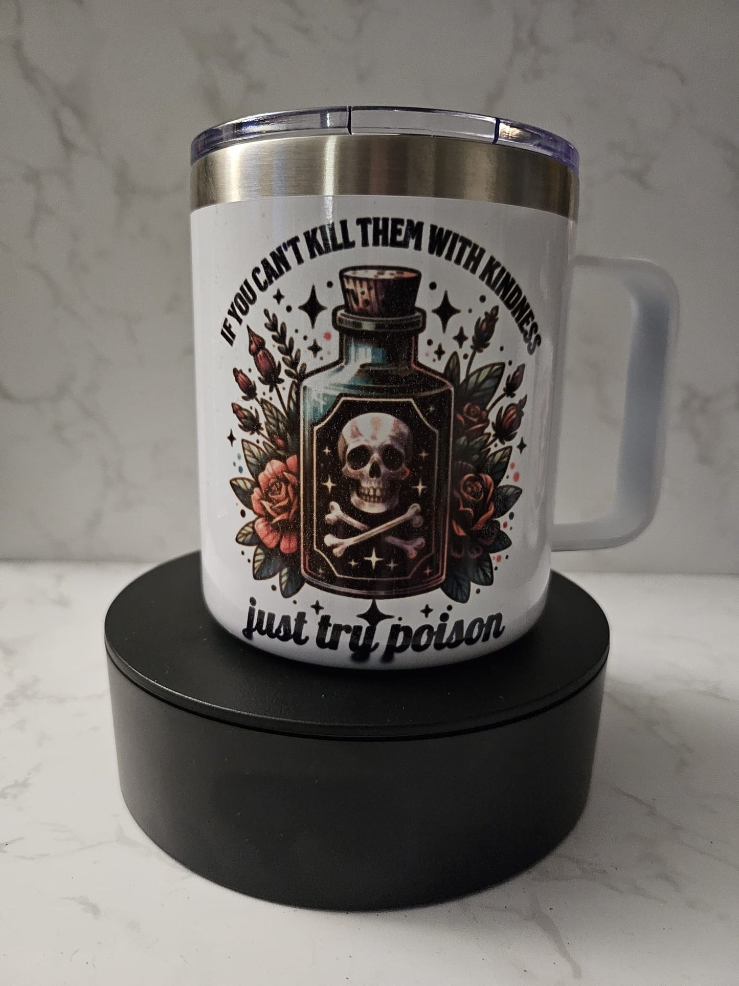 Under The Gallows Tree Travel Mug (12oz with Handle)