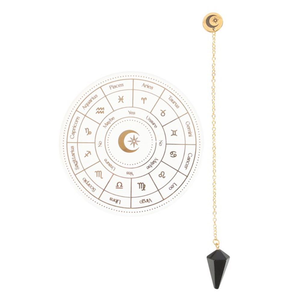 Astrology Wheel Pendulum Set