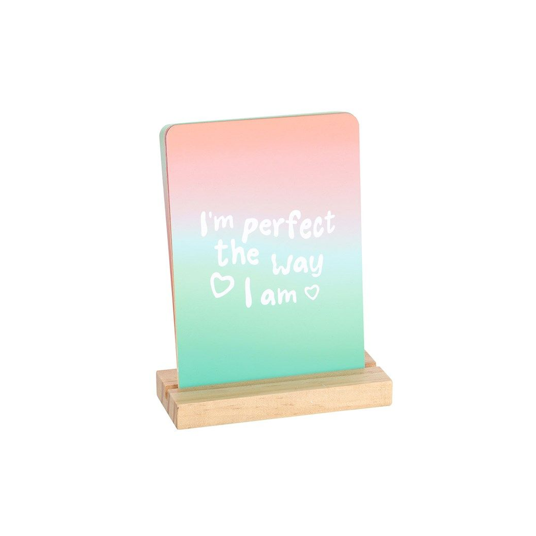 Mindful Moments Affirmation Cards with Wooden Stand