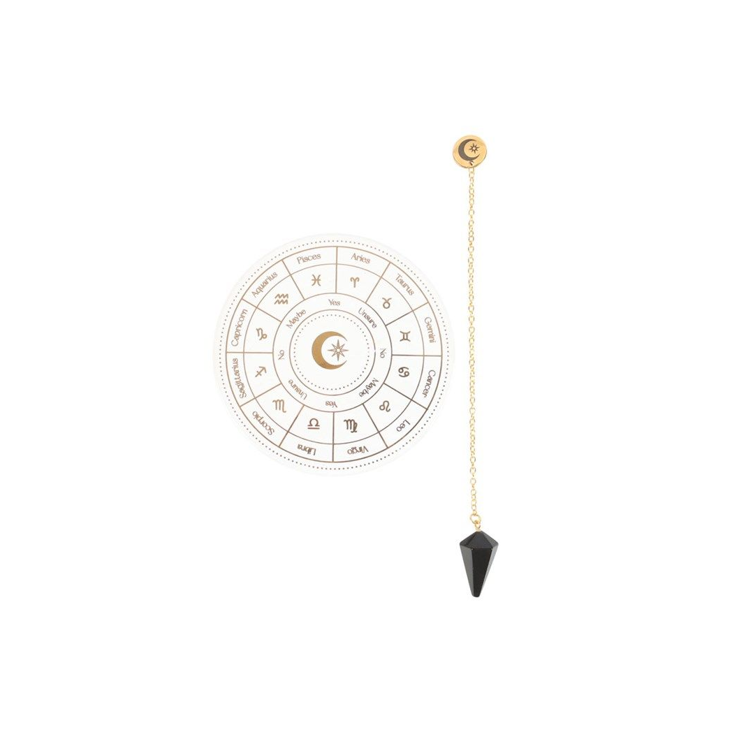 Astrology Wheel Pendulum Set