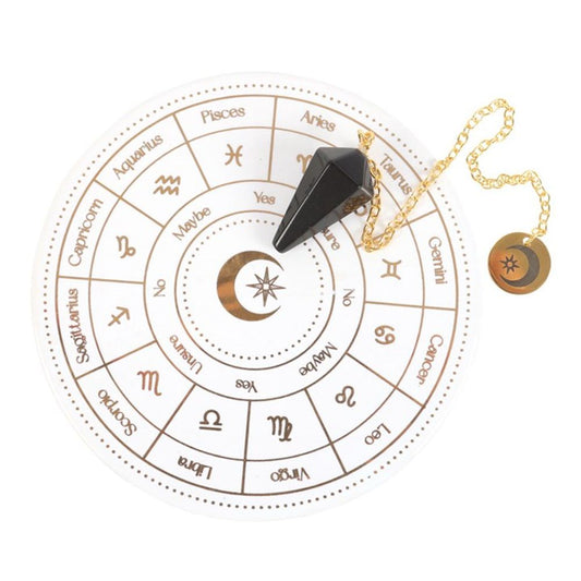 Astrology Wheel Pendulum Set