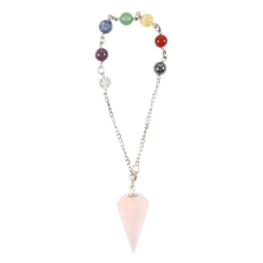 Rose Quartz Chakra Pendulum